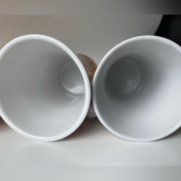 Vintage Nescafé bistro cafe scene coffee mugs - Picture 6 of 7